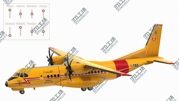 images/goods_img/20210312/3D RCAF Airbus C295 FWSAR Aircraft Rigged/3.jpg